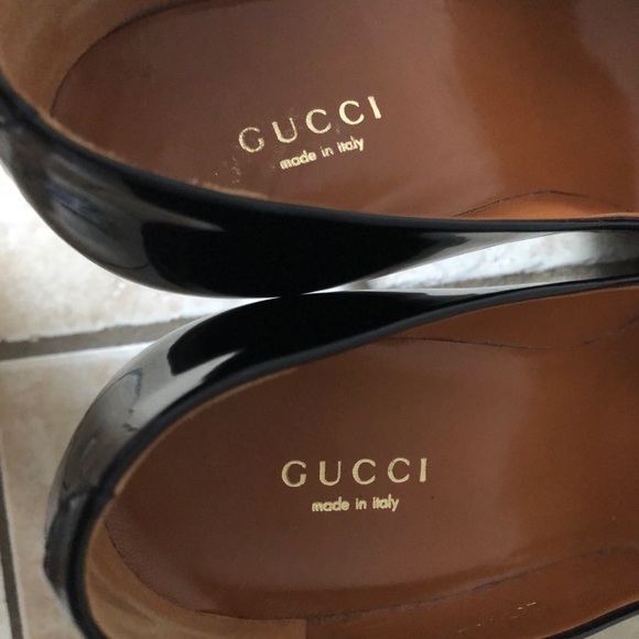 Gucci Patent Stilleto Platform Pump - Picture 8 of 11